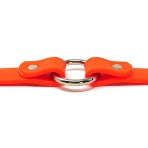 K-9 Komfort 3/4 Inch TufFlex Orange Center Ring Collar