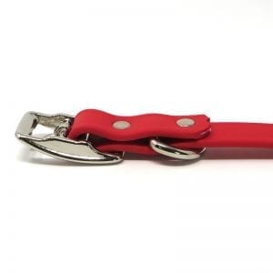 K-9 Komfort 3/4 Inch TufFlex Red Center Ring Collar