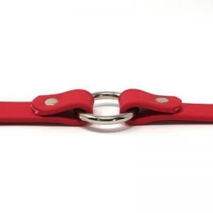 K-9 Komfort 3/4 Inch TufFlex Red Center Ring Collar