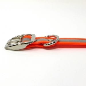 K-9 Komfort 1 Inch Reflective Orange D Ring Collar