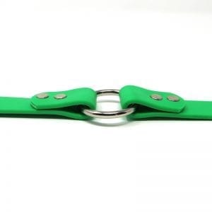 K-9 Komfort 1 Inch TufFlex Neon Green Center Ring Collar