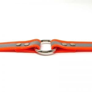 K-9 Komfort 1 Inch Reflective Orange Center Ring Collar