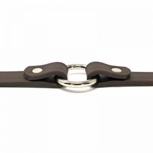 K-9 Komfort 3/4 Inch TufFlex Brown Center Ring Collar