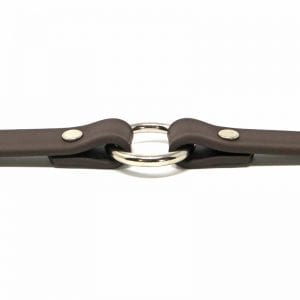 K-9 Komfort 3/4 Inch TufFlex Brown Center Ring Collar