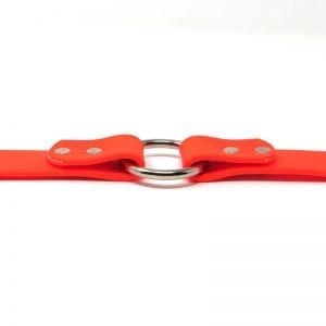 K-9 Komfort 1 Inch TufFlex Orange Center Ring Collar