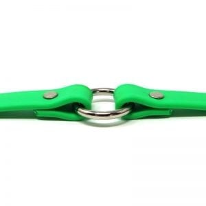 K-9 Komfort 3/4 Inch TufFlex Neon Green Center Ring Collar