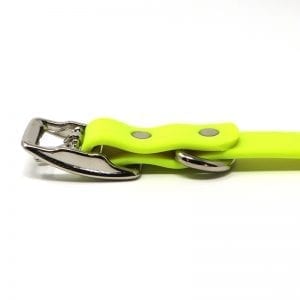 K-9 Komfort 3/4 Inch TufFlex Neon Yellow Center Ring Collar