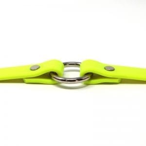 K-9 Komfort 3/4 Inch TufFlex Neon Yellow Center Ring Collar