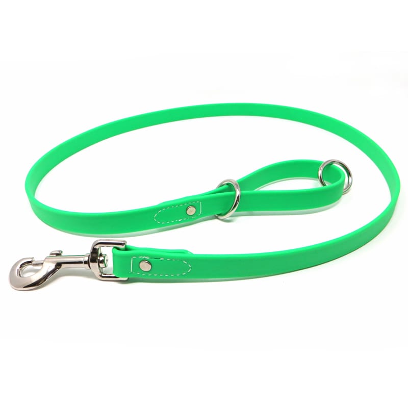 K-9 Komfort 1 Inch TufFlex Neon Green D Ring Collar - Front Range Gun Dog