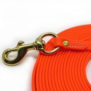 K-9 Komfort TufFlex Orange 1/2 in. Check Cord