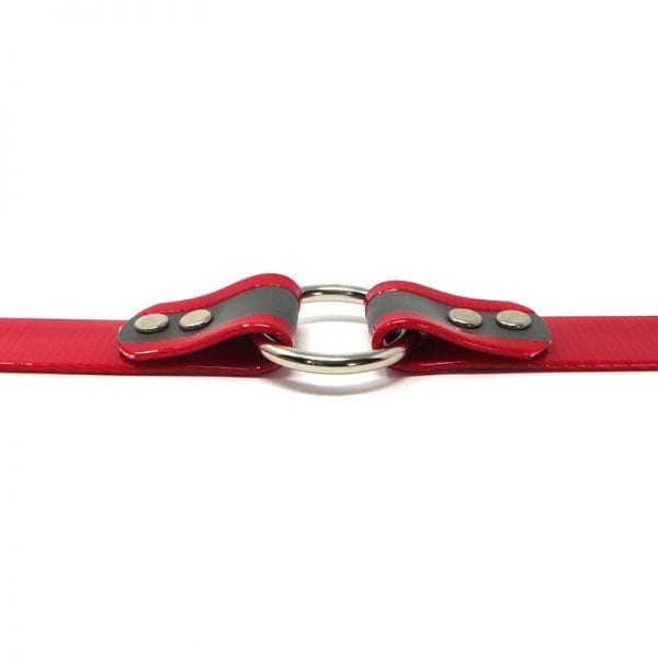 K-9 Komfort 1 Inch Reflective Red Center Ring Collar