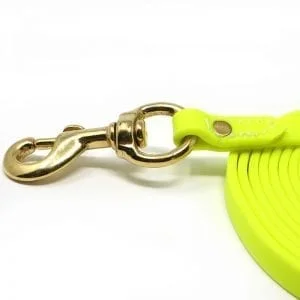 K-9 Komfort TufFlex Neon Yellow 1/2 in. Check Cord