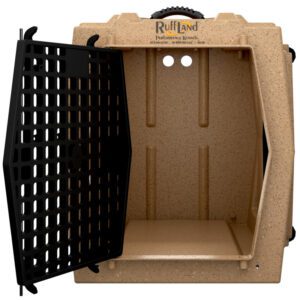 Ruff Land Kennels Intermediate Double Door Right Side Entry Kennel