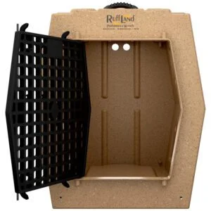 Ruff Land Kennels Large Double Door Left Side Entry Dog Kennel