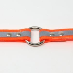 3/4 Inch Reflective Orange Center Ring Collar