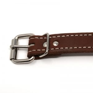 1 Inch 2 Ply Leather Center Ring Collar