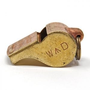 Acme Thunderer 58 Broad Arrow WD 1945 Distressed