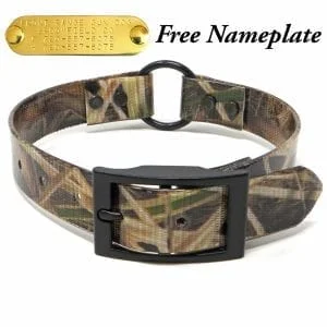 1 Inch Mossy Oak Blades Camo Center Ring Collar