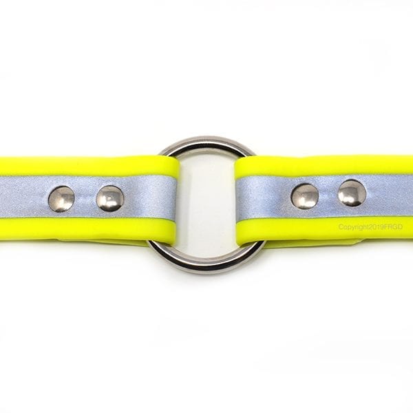 1 Inch Beta Reflective Collar RIC Neon Yellow