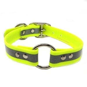 1 Inch Beta Reflective Collar RIC Neon Yellow