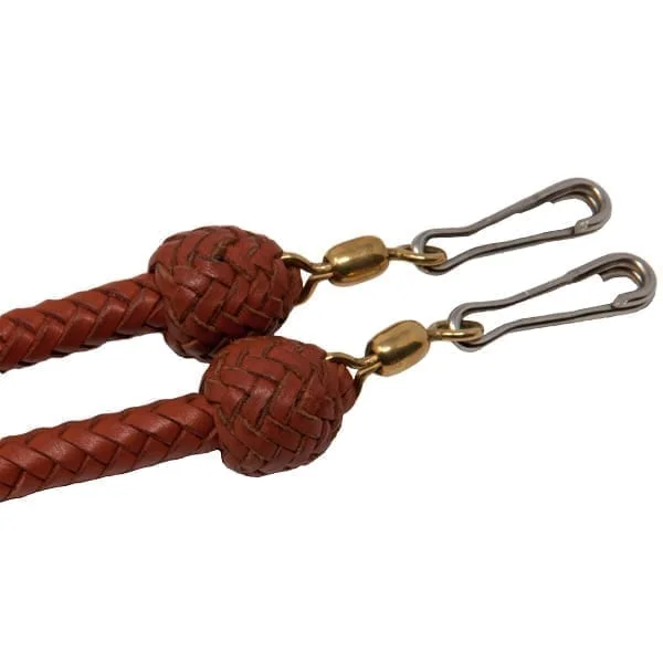 1-1/2 Loop - Braided Leather Lanyard